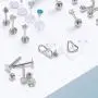 25Pcs 16G Cartilage Earrings Tragus Earring Surgical Steel Studs Helix Conch Rook Daith Piercing Jewelry Lip Rings for Women Men 25Pcs 16G Cartilage Earrings Tragus Earring Surgical Steel Studs Helix Conch Rook Daith Piercing Jewelry Lip Rings for Women Men