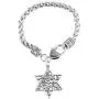 Jewish 12 Tribes of Israel Star of David Charm Alloy Wheat Chain Hebrew Bracelet Gift Women Men Jewelry Jewish 12 Tribes of Israel Star of David Charm Alloy Wheat Chain Hebrew Bracelet Gift Women Men Jewelry