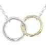 ''Moon and Sun'' Open Circle Full Moon Orbit Pendant on a 925 Sterling Silver Chain Layered Necklace Double Circle Open Circle Generations Interlocking Infinity Hammered Pendant Dainty 14K Goldfilled Minimalist Simple for Mother Daughter Sister Granddaugh ''Moon and Sun'' Open Circle Full Moon Orbit Pendant on a 925 Sterling Silver Chain Layered Necklace Double Circle Open Circle Generations Interlocking Infinity Hammered Pendant Dainty 14K Goldfilled Minimalist Simple for Mother Daughter Sister Granddaugh