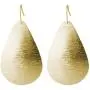 Brushed Gold or Silver Light Weight Teardrop Earring | SPUNKYsoul Collection Brushed Gold or Silver Light Weight Teardrop Earring | SPUNKYsoul Collection