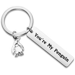 WUSUANED Youre My Penguin Keychain With Penguin Charm Penguin Jewelry Penguin Lover Gift For BFF Lover Family