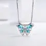 Aurora Tears Butterfly Jewelry Women 925 Sterling Silver Butterflies Necklace/Earrings/Rings Wedding Gift