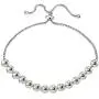 Hoops & Loops Sterling Silver 6mm Bead Adjustable Bracelet Hoops & Loops Sterling Silver 6mm Bead Adjustable Bracelet