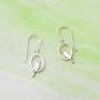 Boma Jewelry Sterling Silver Bird On A Perch Oval Dangle Earrings