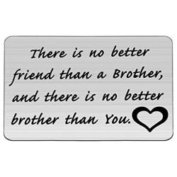 Zuo Bao Brother Gifts Brother Keychain There is no Better Friend Than a Brother Gift for Friend Family Jewelry