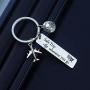 SIDIMELO Travel Keychains Travel Gift Metal Charmed Keychain Keyring Travel Lover Keychain Accessories Personalized Gift for Lover Friend Family Safe Trip Where You go