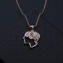 MAOFAED Behavior Analyst Gift Behavior Therapist Gift ABA Gift BCBA Gift Mechanical Gear Running Brain Necklace Analyst Gift Gift for Her