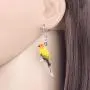 WEVENI Acrylic Australian Parrot Earrings Red Bird Dangle Drop Jewelry For Women Girls Nice Gift WEVENI Acrylic Australian Parrot Earrings Red Bird Dangle Drop Jewelry For Women Girls Nice Gift