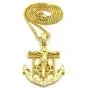 Shiny Jewelers USA Mens Jesus Anchor Cross Hip Hip Jewelry Pendant 24'' Box Rope Cuban Chain Necklace Shiny Jewelers USA Mens Jesus Anchor Cross Hip Hip Jewelry Pendant 24'' Box Rope Cuban Chain Necklace