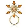 PANGRUI Exquisite Winter Holiday Snowflake Flower with Rhinestones Magnetic Eyeglass Holder Brooch Pin PANGRUI Exquisite Winter Holiday Snowflake Flower with Rhinestones Magnetic Eyeglass Holder Brooch Pin