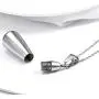Jude Jewelers Stainless Steel Cone Shaped Perfum Ash Memorial Cremation Keepsake Holder Pendant Necklace Jude Jewelers Stainless Steel Cone Shaped Perfum Ash Memorial Cremation Keepsake Holder Pendant Necklace