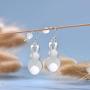 Handmade Easter Rabbit Dangle Earrings,Lightweight Easter Ornament Earrings for Girls Women Party