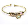 RIMAYZI 14K Gold Plated Bracelet for Women, Bracelet for Girls, Gold Bracelets, Jewelry for Women, Crystal Bracelets, Zircon Bracelets, Gift Box
