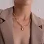 Punk Geometric Vintage Pendant Lock Choker Necklaces Thick Chunky Cuban Curb Link Chain Collar Collette Simple Clavicle for Women Girls Fashion Charm Jewelry Punk Geometric Vintage Pendant Lock Choker Necklaces Thick Chunky Cuban Curb Link Chain Collar Collette Simple Clavicle for Women Girls Fashion Charm Jewelry