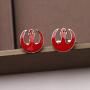 CENWA Star W Cufflinks Rebel Alliance Cufflinks Sci Fi Geek Movie Cufflinks Jewelry Gift for Fans