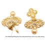 Bindhani Bollywood Hair Head Jewelry Wedding Maang Tikka Bridal Mang Tika Earrrings For Women