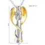 Angel Wing Fairy Cremation Jewelry for Ashes Stainless Steel Hold Loved Ones Ash Keepsake Memorial Urn Necklace