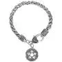 VASSAGO Wicca Pentacle of Goddess a Powerful Protection Pendant Flower of Life Charm Wheat Chain Bracelet VASSAGO Wicca Pentacle of Goddess a Powerful Protection Pendant Flower of Life Charm Wheat Chain Bracelet