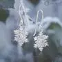 Brilliant Shine Snowflake Earrings Set for Christmas Winter Holidays Never Rust 925 Sterling Silver for Women & Girls with Free Breathtaking Gift Box