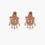 Tarinika Bani Gold-Plated Cubic Zirconia Pendant Indian Necklace and Earrings Jewelry Set - Red Green Tarinika Bani Gold-Plated Cubic Zirconia Pendant Indian Necklace and Earrings Jewelry Set - Red Green