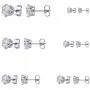 YIGEAN Stainless Steel Round Clear Cubic Stud Earrings,Hypoallergenic Multi-Piercing Ears,Jewelry Gifts Of Men,Women,Boys & Girls(6 Pairs) YIGEAN Stainless Steel Round Clear Cubic Stud Earrings,Hypoallergenic Multi-Piercing Ears,Jewelry Gifts Of Men,Women,Boys & Girls(6 Pairs)