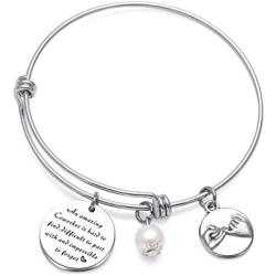 Coworker Leaving Gifts Goodbye Farewell Gift An Amazing Coworker is Hard to Find Difficult to Part with and Impossible to Forget Bangle Keychain Gfts for Coworkers,Business Partner,Boss,Friends
