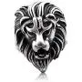 Gungneer Lion Head Ring Stainless Steel King Hip Hop Biker Accessory Mens Protection Strength Jewelry Gungneer Lion Head Ring Stainless Steel King Hip Hop Biker Accessory Mens Protection Strength Jewelry