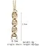 AILUOR Infinity Spiral DNA Double Helix Chemistry Science Necklace Earrings Set, Biology Molecule Pendant Jewelry Set for Medical School Student AILUOR Infinity Spiral DNA Double Helix Chemistry Science Necklace Earrings Set, Biology Molecule Pendant Jewelry Set for Medical School Student