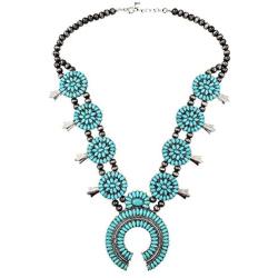 Squash Blossom Necklaces Southwestern Vintage Statement Pieces