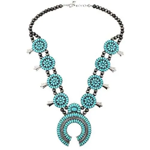Squash Blossom Necklaces Southwestern Vintage Statement Pieces Squash Blossom Necklaces Southwestern Vintage Statement Pieces