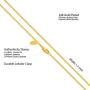 Lifetime Jewelry INRI Crucifix 24k Gold Plated Cross Necklace for Women & Men