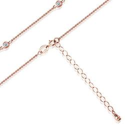 Michael Zweig 925 Sterling Silver Swarovski Zirconia Necklace