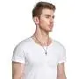 REVEMCN Cross Necklace for Men Women Kids, Silver Gold Black Stainless Steel Simple Cross Pendant Necklace 18-22 Inches Chain