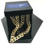 Gold Necklace Chain [ 9mm Cuban Link ] up to 20X More 14k GOLD Than Other Fashion Jewelry Chains - Durable Necklaces for Men with Replacement Guarantee 16 to 30 inches Lobster Claw Clasp USA Made!