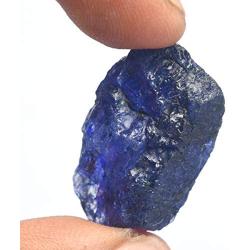 Natural AAA++ Quality Sapphire 34.00 Ct Certified Healing Crystal Raw Rough Blue Sapphire Gemstone