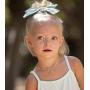 Girls Sterling Silver Daisy Simulated Birthstone Necklace for Children