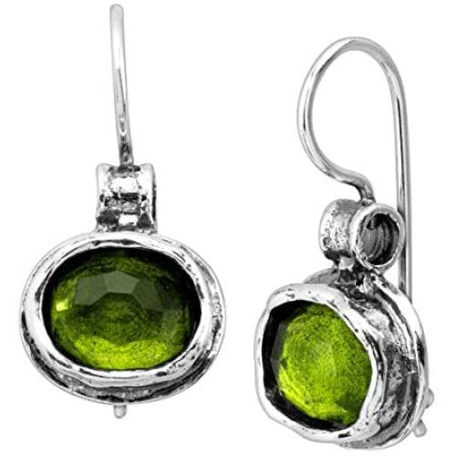 Silpada Daintree Natural Green Quartz Drop Earrings in Sterling Silver