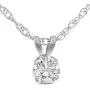 1/3ct Round Solitaire 14k White Gold Diamond Pendant 1/3ct Round Solitaire 14k White Gold Diamond Pendant