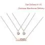 Daughter Gifts Mother Daughter Necklace Cubic Zirconia Love Pendant Necklace Mothers Day Gift