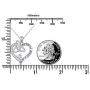 Inspirational Jewelry Sterling Silver She Believed She Could So She Celtic Did Love Heart Necklace,18''