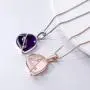 Aurora Tears 925 Sterling Silver Heart Pendant Women Love Necklace Crystal Cubic Zirconia Jewelry Mom/Girlfriend Present Girls Dating Gift Aurora Tears 925 Sterling Silver Heart Pendant Women Love Necklace Crystal Cubic Zirconia Jewelry Mom/Girlfriend Present Girls Dating Gift