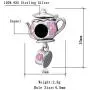 Choruslove Cup Charms 925 Sterling Silver Teapot and Cup Set, Magic Lamp of Aladdin, Coffee Cup Beads Suitable for European Style Bracelet, Gift for Valentines Day/Mothers Day/Christmas Choruslove Cup Charms 925 Sterling Silver Teapot and Cup Set, Magic Lamp of Aladdin, Coffee Cup Beads Suitable for European Style Bracelet, Gift for Valentines Day/Mothers Day/Christmas