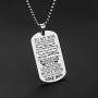 Dad to Son Necklace, To My Son Dog Tag Pendant Necklace, Father To Son Gift from Dad, Inspirational Son Necklace