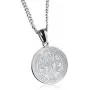 TENGYI 18K Gold Plated Stainless Steel St Saint Benedict Medal Pendant with 24 Inch Chain Necklace TENGYI 18K Gold Plated Stainless Steel St Saint Benedict Medal Pendant with 24 Inch Chain Necklace