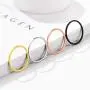 PROSTEEL 3/4pcs 1mm Stainless Steel Womens Plain Band Knuckle Stacking Midi Rings Set Comfort Fit Silver/Gold/Rose/Black Tone Size #4-#10 PROSTEEL 3/4pcs 1mm Stainless Steel Womens Plain Band Knuckle Stacking Midi Rings Set Comfort Fit Silver/Gold/Rose/Black Tone Size #4-#10