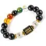 Goldenlight Five-Element Feng Shui Obsidian Wealth Porsperity Bracelet,Attract Wealth and Good Luck, Gift Box Included