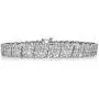 NATALIA DRAKE 1 Cttw Diamond Heart Bracelet for Women in Rhodium Plated Sterling Silver 7 Inch (Color J / Clarity U3) NATALIA DRAKE 1 Cttw Diamond Heart Bracelet for Women in Rhodium Plated Sterling Silver 7 Inch (Color J / Clarity U3)