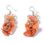 Shop LC Shell Beads Earrings Magnetic Clasp Bracelet Prom Jewellery Sets for Women Mothers Day Gifts 8'' (White,Red,Blue,Orange,Purple,Coral,Pink)