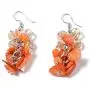 Shop LC Shell Beads Earrings Magnetic Clasp Bracelet Prom Jewellery Sets for Women Mothers Day Gifts 8'' (White,Red,Blue,Orange,Purple,Coral,Pink)