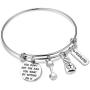 SEIRAA Fitness Bracelet You Dont Get The Ass You Want by Sitting On It Bangle Workout Gift for Her